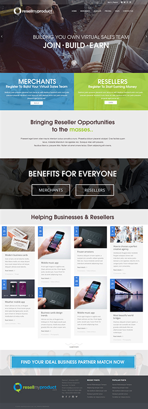 Web Design by Designing Fever for this project | Design: #6506604