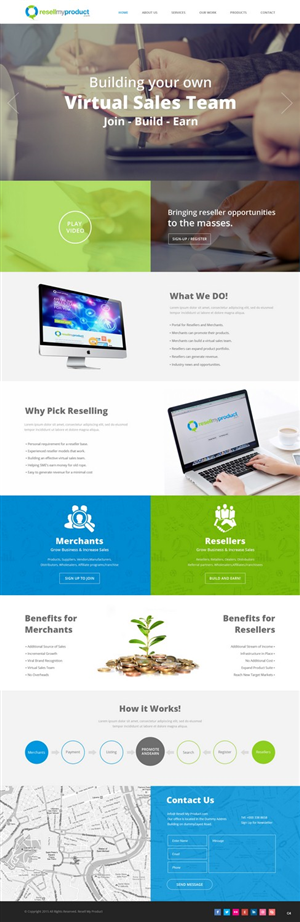 Web Design by pb for this project | Design: #6455461