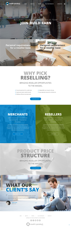 Web Design by pb for this project | Design #6467471