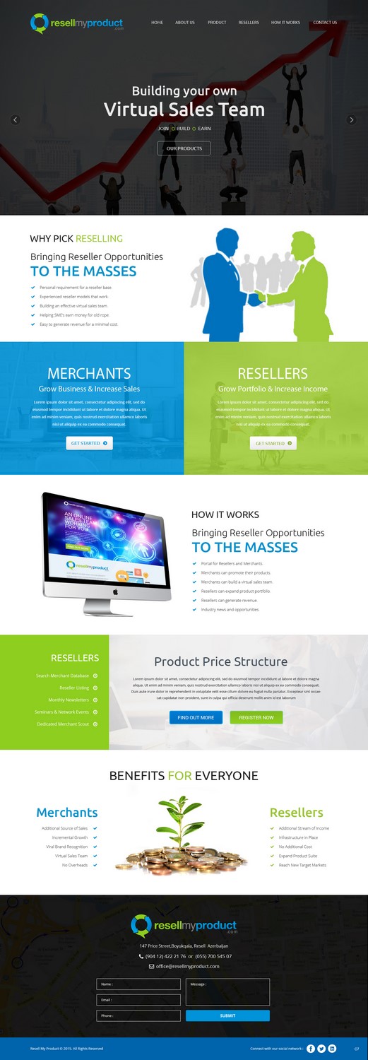 Web Design by pb for this project | Design #6474322