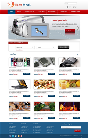 Web Design par pb pour Simply Media Network Ltd | Design : #1701953