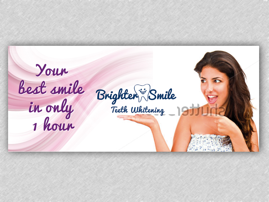 Signage Design by Alaya for Brighter Smile  | Design #1701153