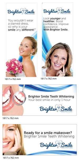 Diseño de Señalética por JCR para Brighter Smile  | Diseño #1701326