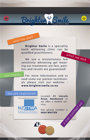 Flyer Design by liv_gnwn for Brighter Smile  | Design: #1712165