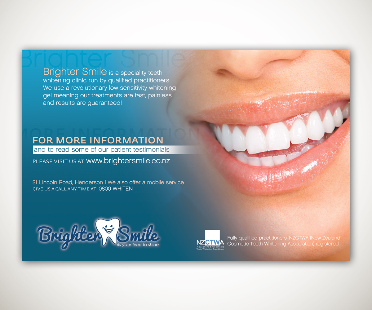Diseño de Flyer por Joshua Carmichael para Brighter Smile  | Diseño #1699618