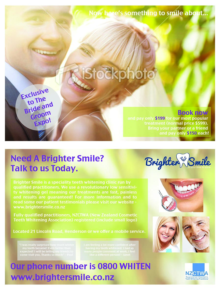 Flyer Design by Lou Sharp for Brighter Smile  | Design #1715940