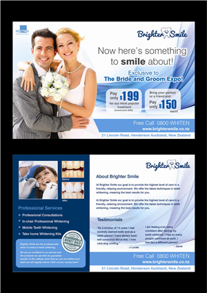 Flyer Design by rkailas for Brighter Smile  | Design: #1719748