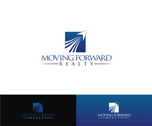 Logo Design by T I K H E - L M W for Moving Forward Realty | Design: #6448833