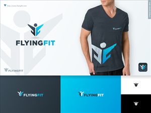 Diseño de Logo por Raoul Camion para Flying Fit | Diseño #6510691