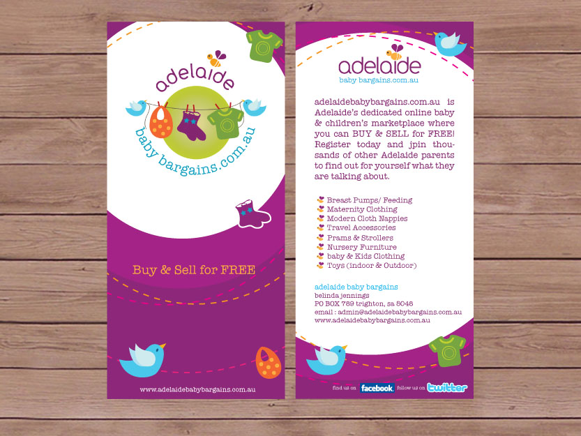 Brochure Design by Priyo Subarkah for Australian Baby Bargains | Design #348496