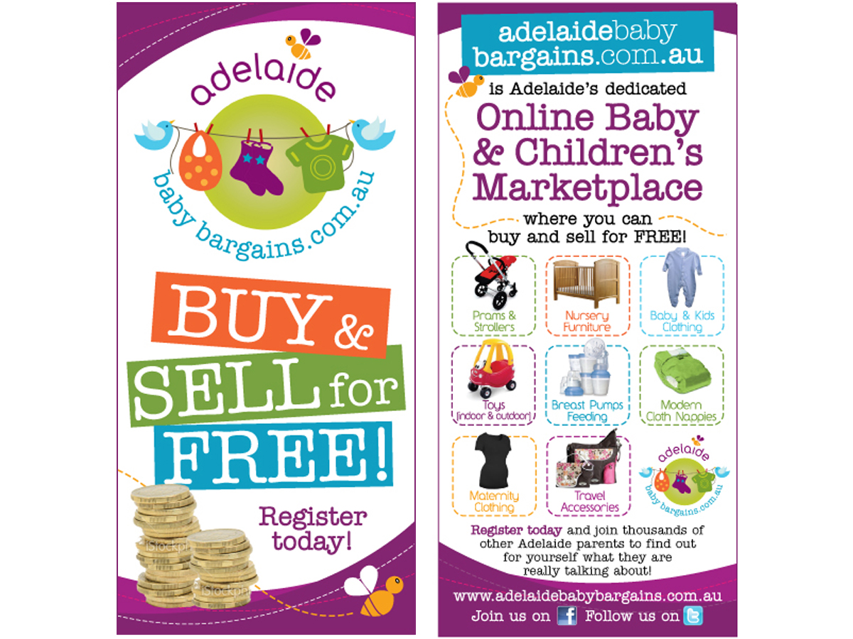 Design de Brochure par Ericaz78 pour Australian Baby Bargains | Design #351602