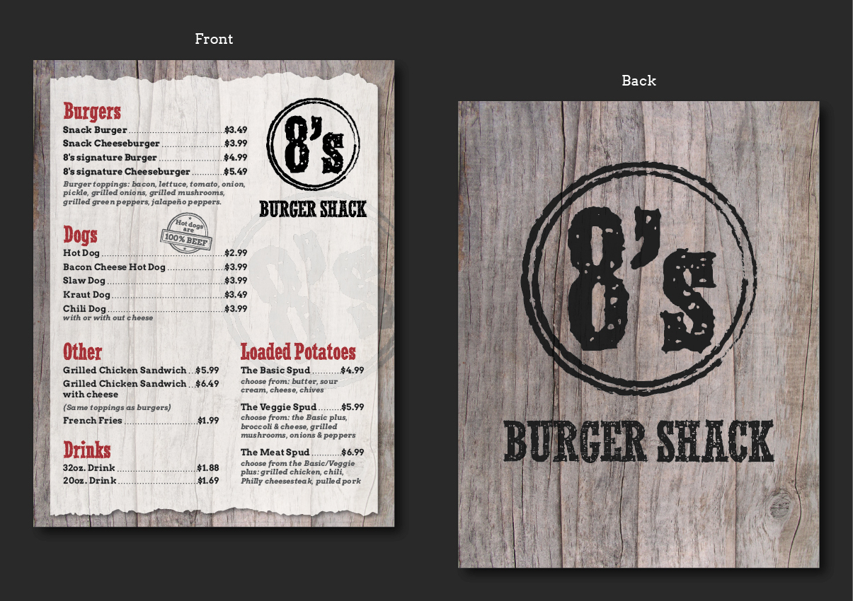 Menu Design by Ekanite for this project | Design #1701559