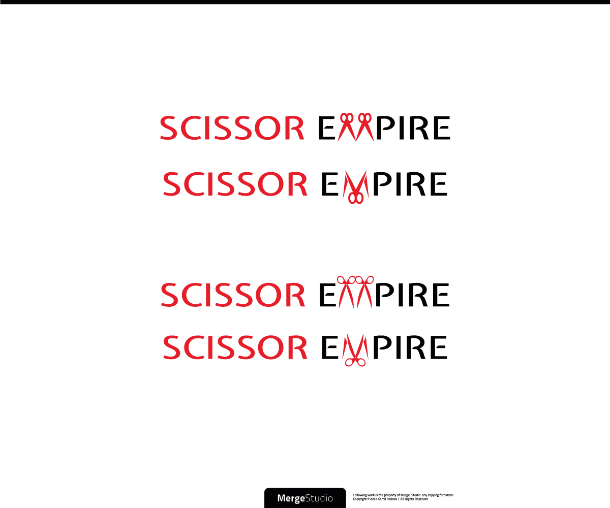Logo Design by MergeStudio for Scissor Empire | Design #1762254