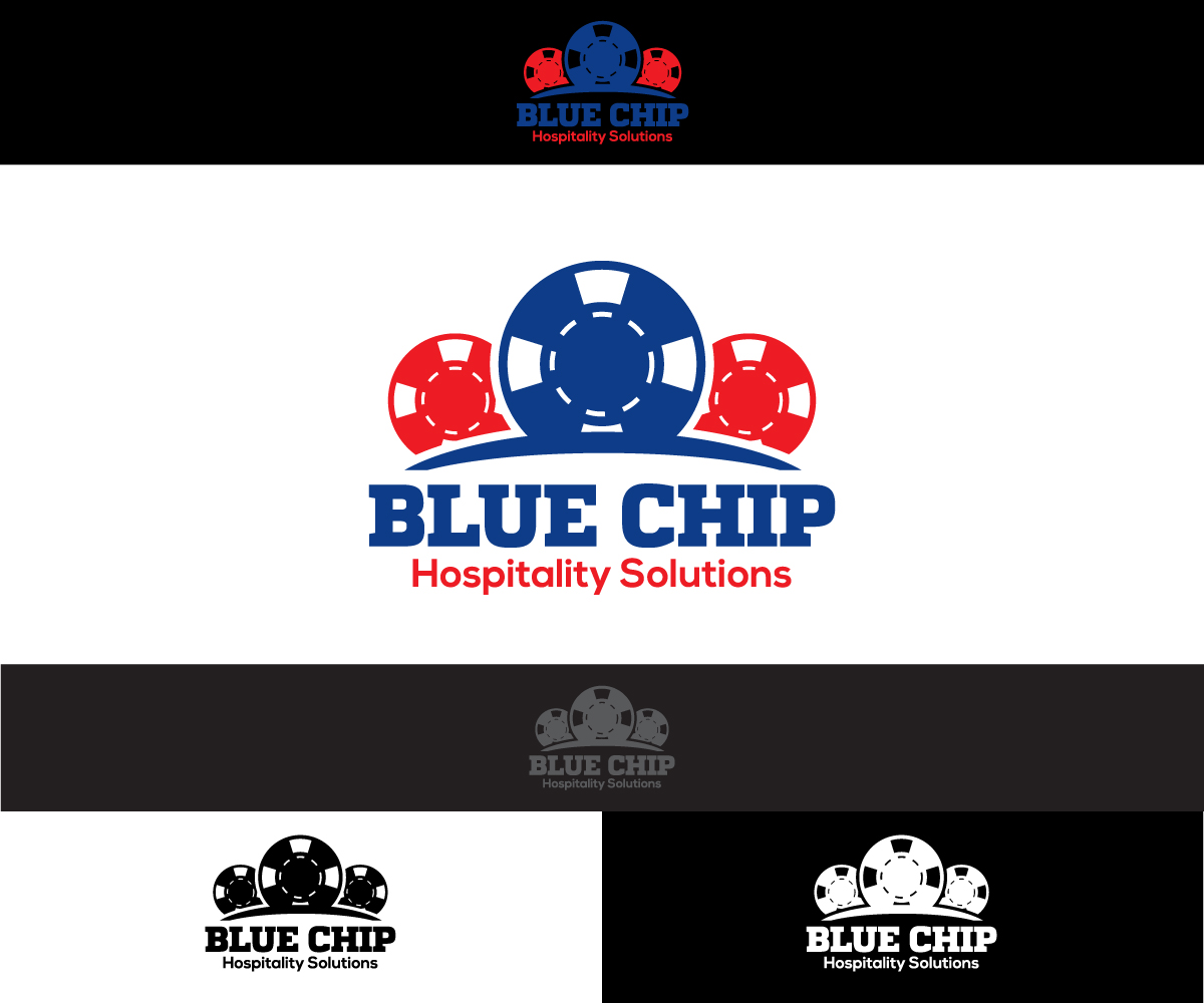 Logo Design by sangeloenriquez for Blue Chip Hospitality Solutions | Design #6488491