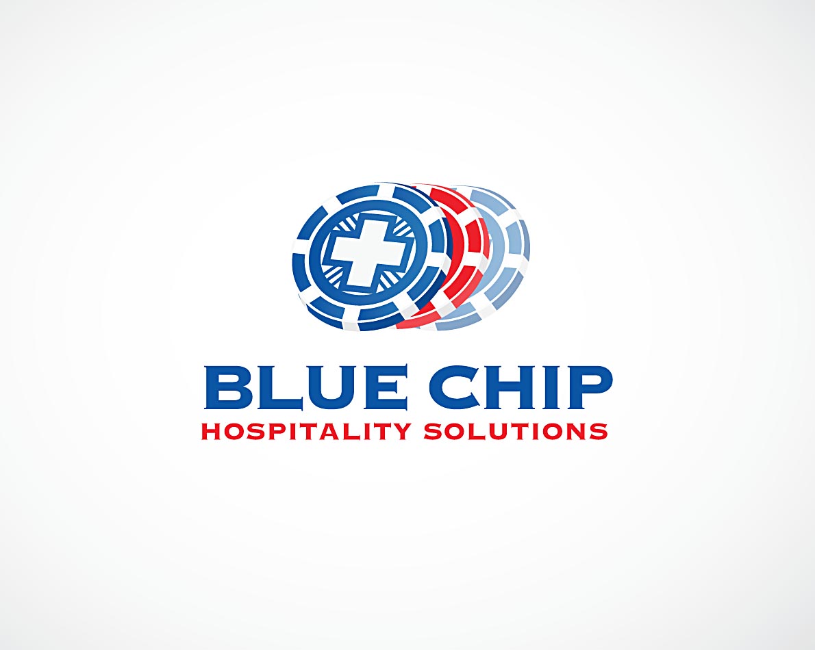 Logo Design by radleon for Blue Chip Hospitality Solutions | Design #6521487