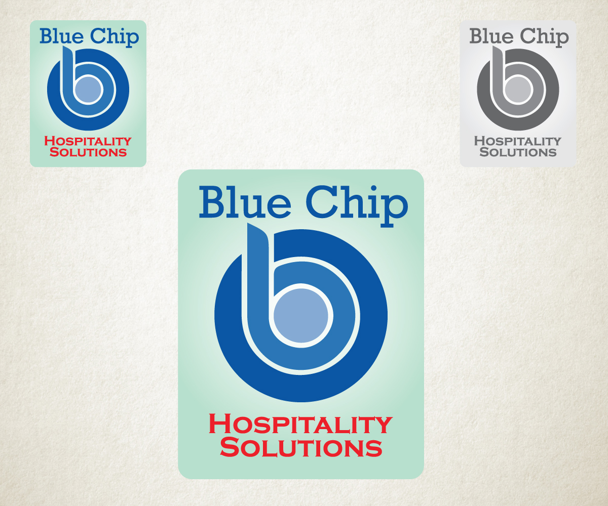 Logo-Design von Killer design studio für Blue Chip Hospitality Solutions | Design #6562026