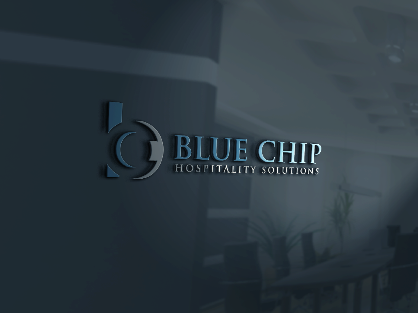 Diseño de Logo por Creative Lab para Blue Chip Hospitality Solutions | Diseño: #6563583