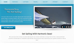 Web Design par Chris^The^Man pour Harmonic Seas | Design #1707730