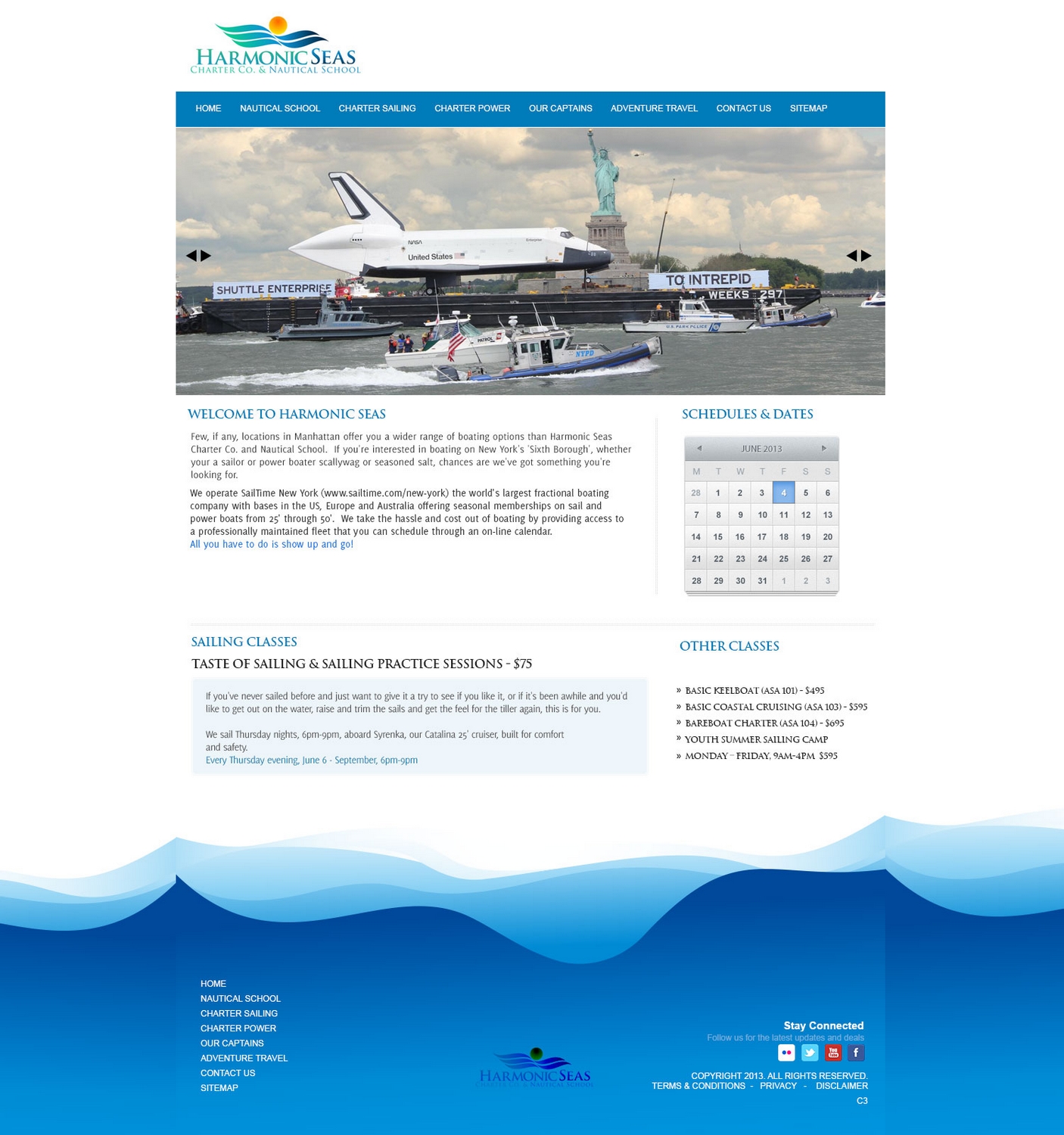 Web Design by pb for Harmonic Seas | Design #1718104