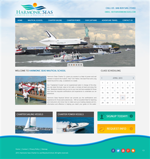 Web Design by pb for Harmonic Seas | Design: #1718106