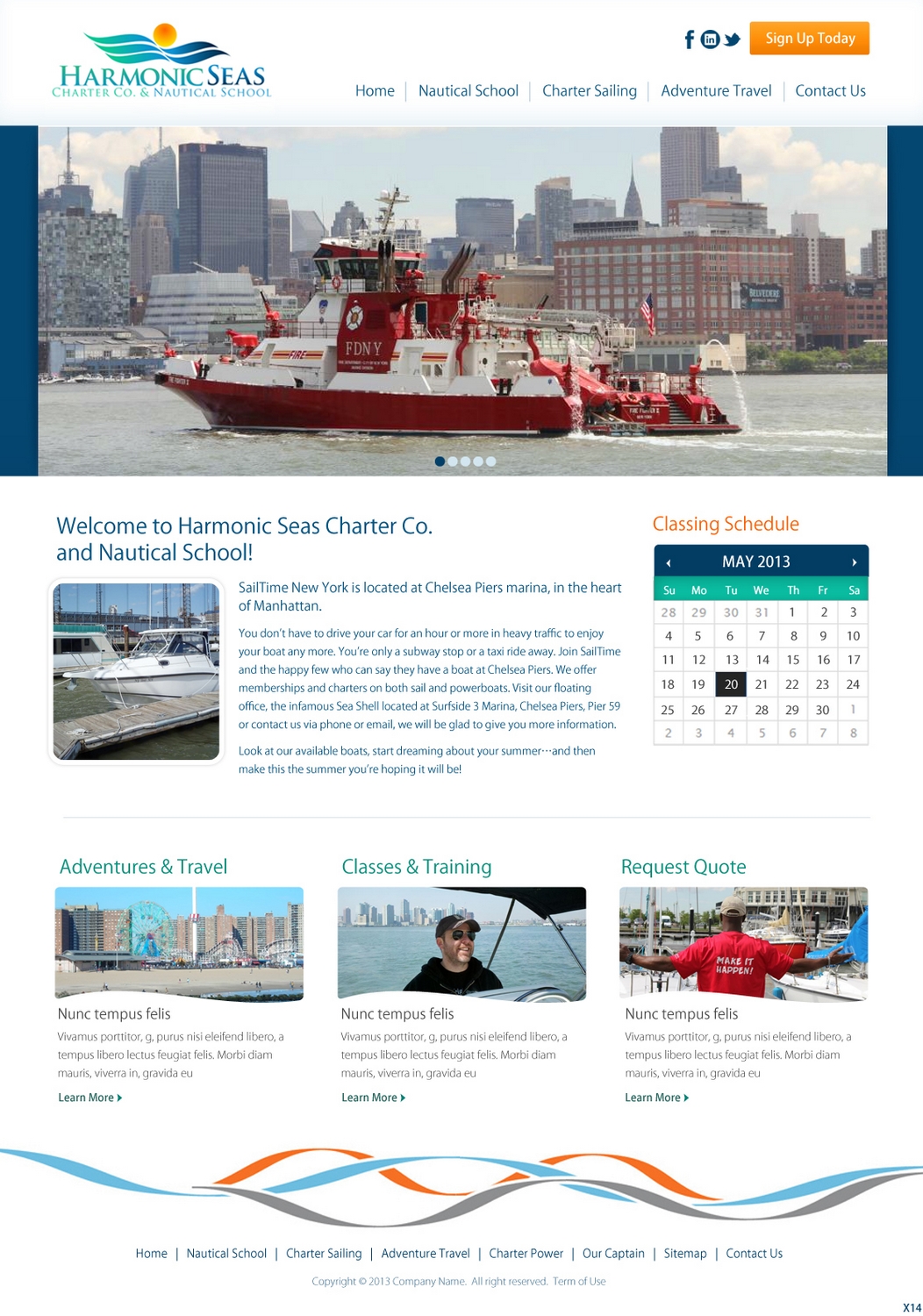 Web Design par pb pour Harmonic Seas | Design #1718109