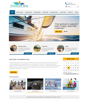 Web Design par OM pour Harmonic Seas | Design #1719218
