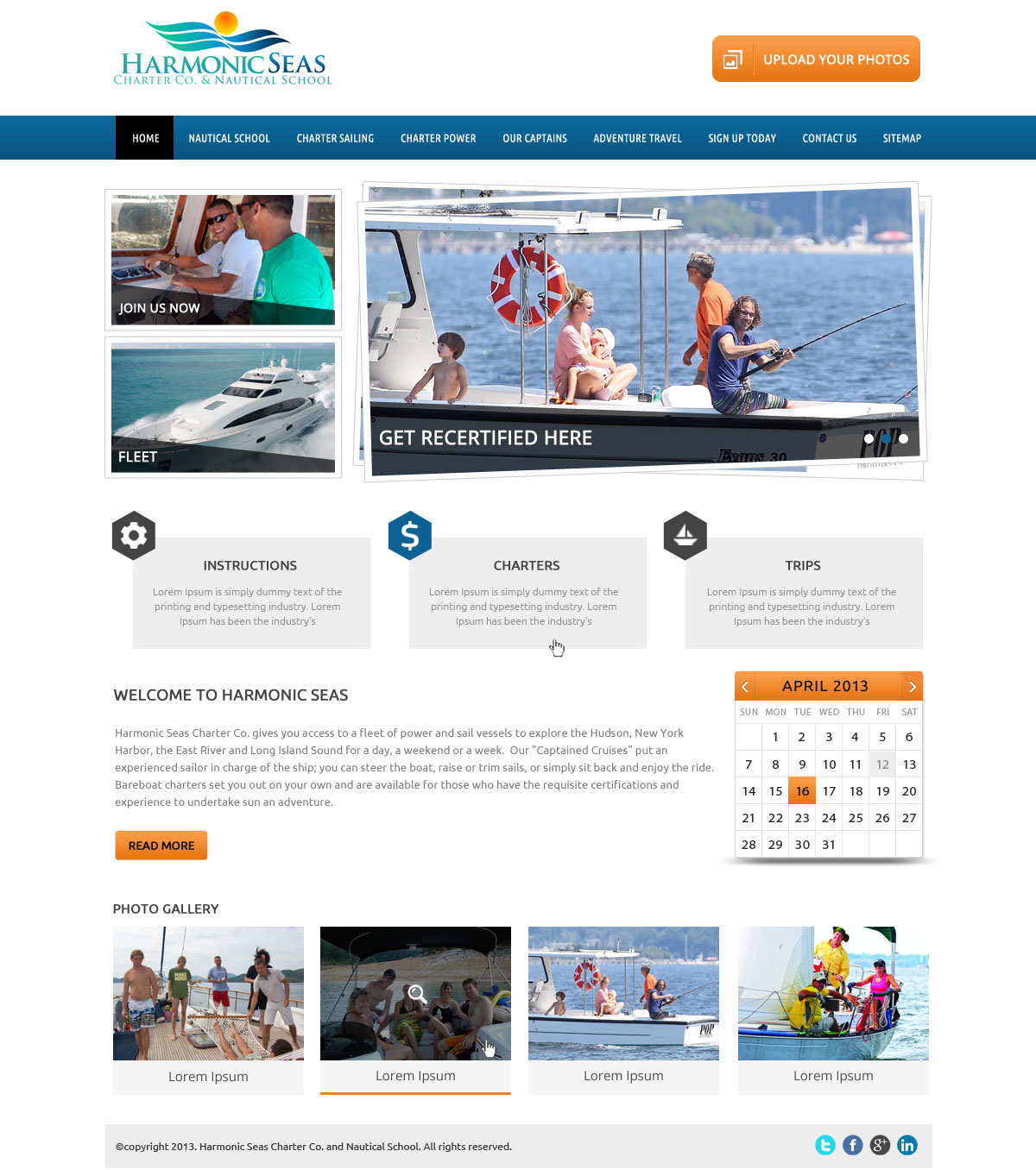 Web Design par OM pour Harmonic Seas | Design #1719222