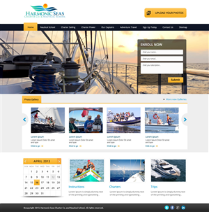 Web Design by OM for Harmonic Seas | Design: #1722753