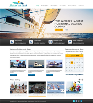 Web Design by OM for Harmonic Seas | Design: #1722758