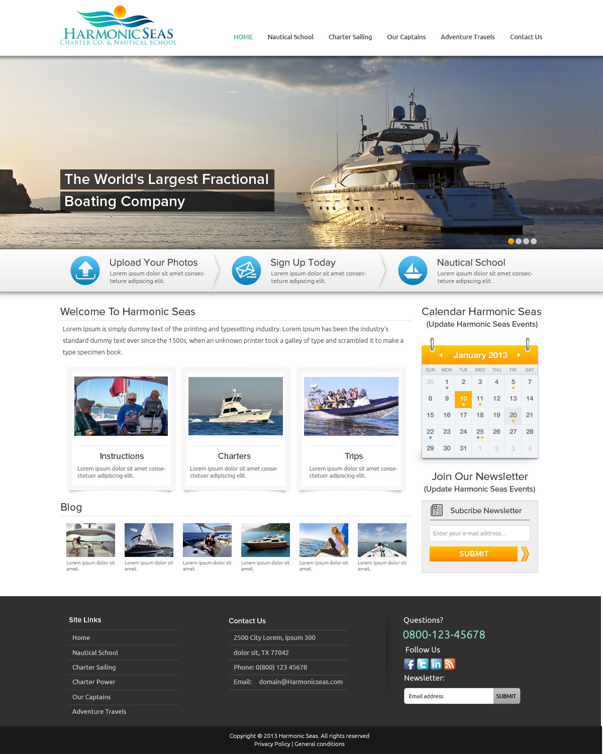 Web Design by OM for Harmonic Seas | Design #1727982