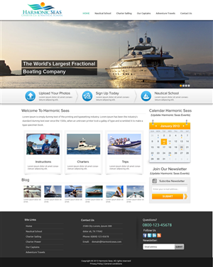 Web Design by OM for Harmonic Seas | Design: #1727982