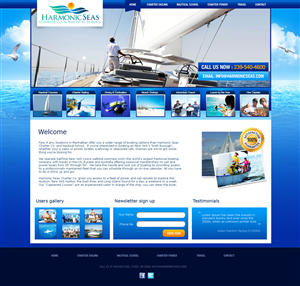Web Design par eMango pour Harmonic Seas | Design #1719840