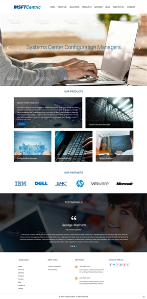 Web Design by pb for System Center Consultants | Design: #6492488