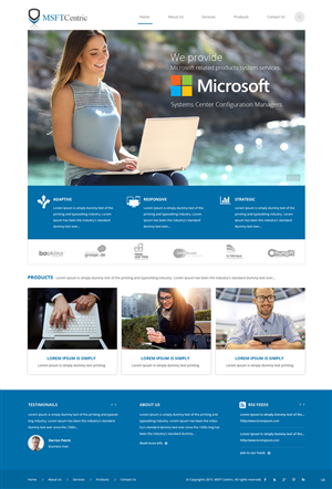 Web Design by pb for System Center Consultants | Design: #6492492