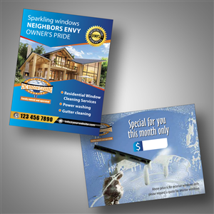 window cleaning brochure