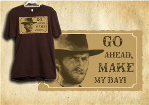 Clint Eastwood Tee | Design Graphique par Amduat Design