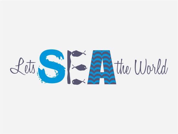 Logo Design by Mandarina for Letsseatheworld  | Design #1768609
