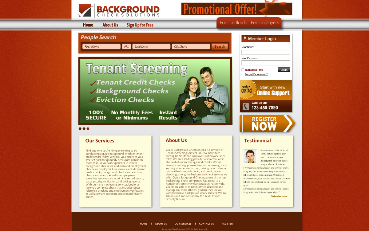 Web Design by Giovanni for Bizroids | Design #1714505