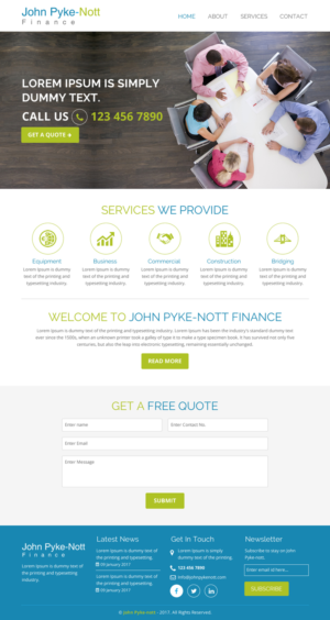 Web Design by rightway for this project | Design: #13298176