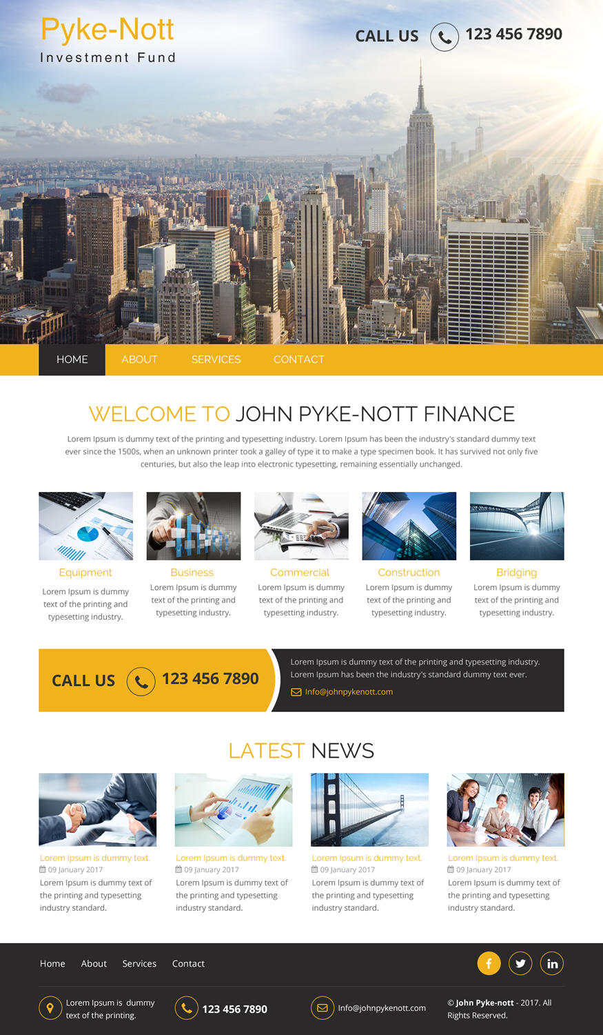 Elegant, Playful, Business Web Design for a Company by rightway ...