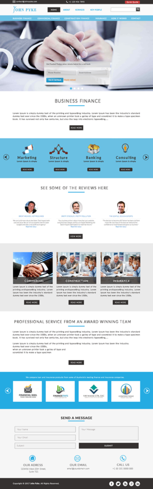 Diseño Web por bdesigner9 para este proyecto | Diseño #13328155