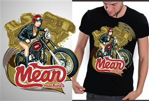 T-Shirt-Design von i-MM für Mean Machines Custom Motorcycles P/L | Design #6466116