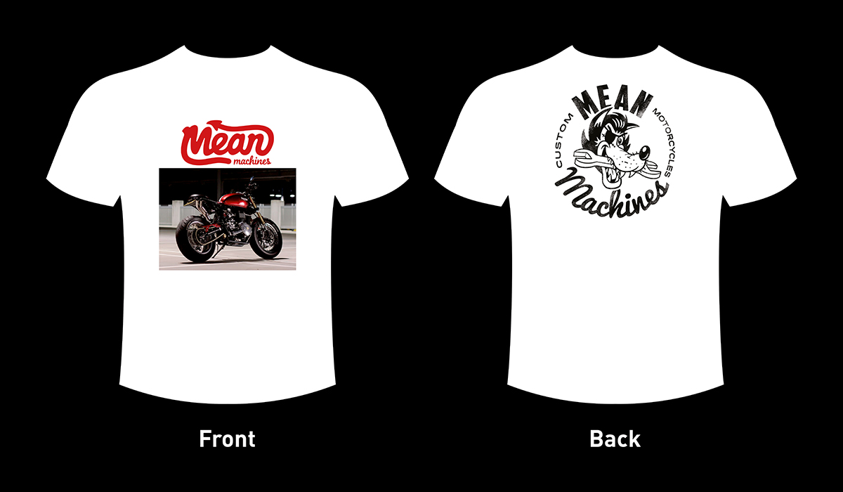 T-Shirt-Design von ALSADESIGN für Mean Machines Custom Motorcycles P/L | Design #6473933
