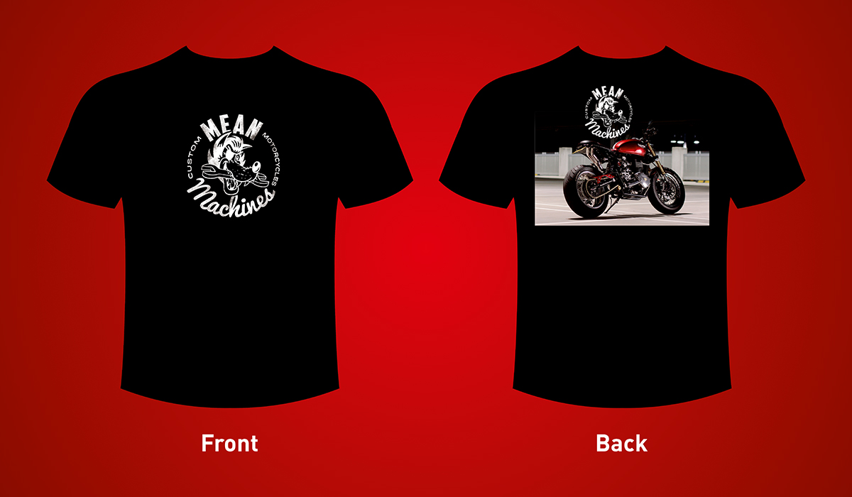 T-Shirt-Design von ALSADESIGN für Mean Machines Custom Motorcycles P/L | Design #6474061