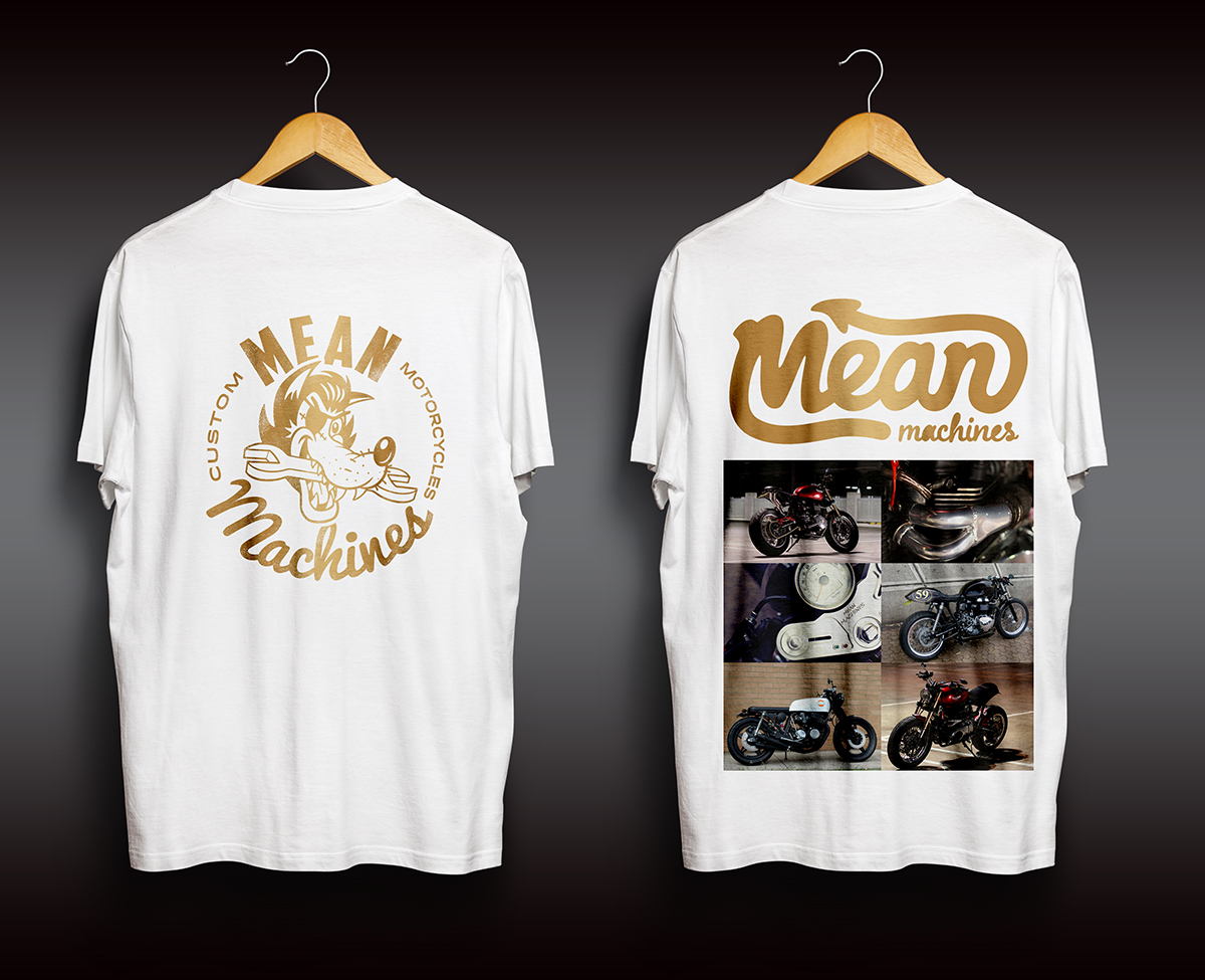 T-shirt Design by ALSADESIGN for Mean Machines Custom Motorcycles P/L | Design #6474429