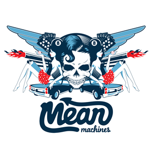 T-shirt Design by SteliosBad for Mean Machines Custom Motorcycles P/L | Design: #6461348