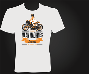 T-Shirt-Design von jayneel_s für Mean Machines Custom Motorcycles P/L | Design: #6463974