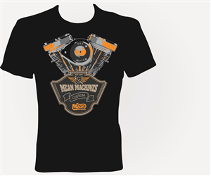 T-Shirt-Design von jayneel_s für Mean Machines Custom Motorcycles P/L | Design: #6463978