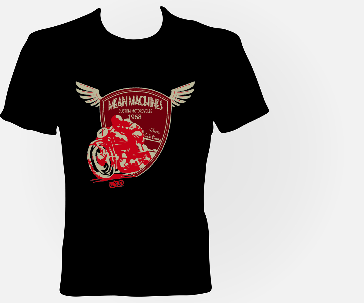 T-shirt Design by jayneel_s for Mean Machines Custom Motorcycles P/L | Design #6463998