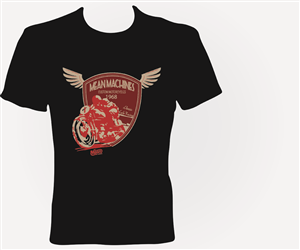 T-Shirt-Design von jayneel_s für Mean Machines Custom Motorcycles P/L | Design: #6463998